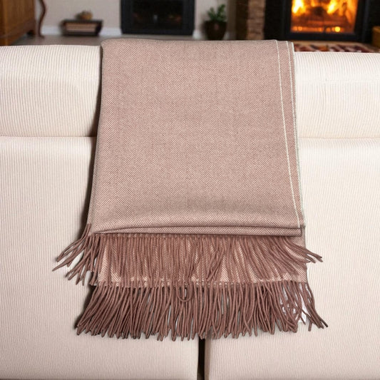 Kiltane 100% Lambswool Herringbone Throw