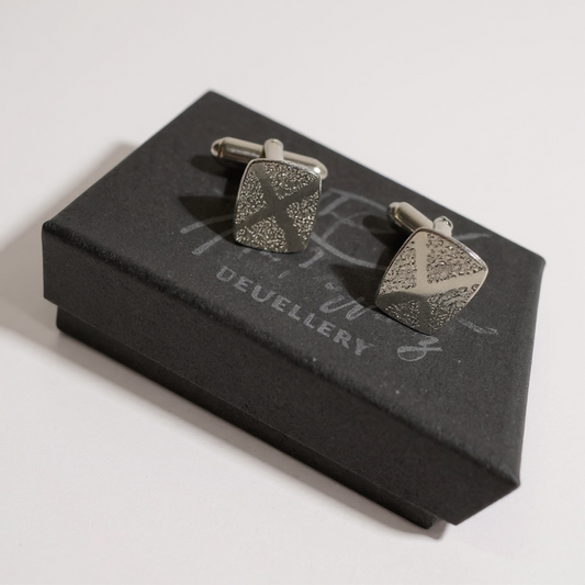 Ana Herranz Jewellery Saltire Cufflinks No.9