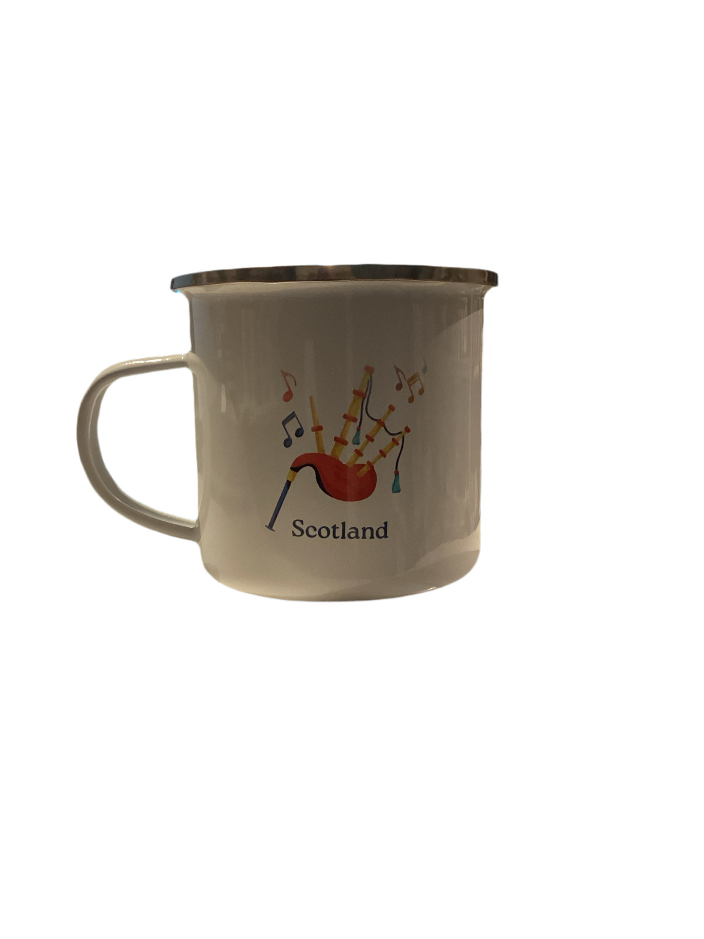 Clan Artisan Designed & Handprinted Enamel (Tin) Mugs
