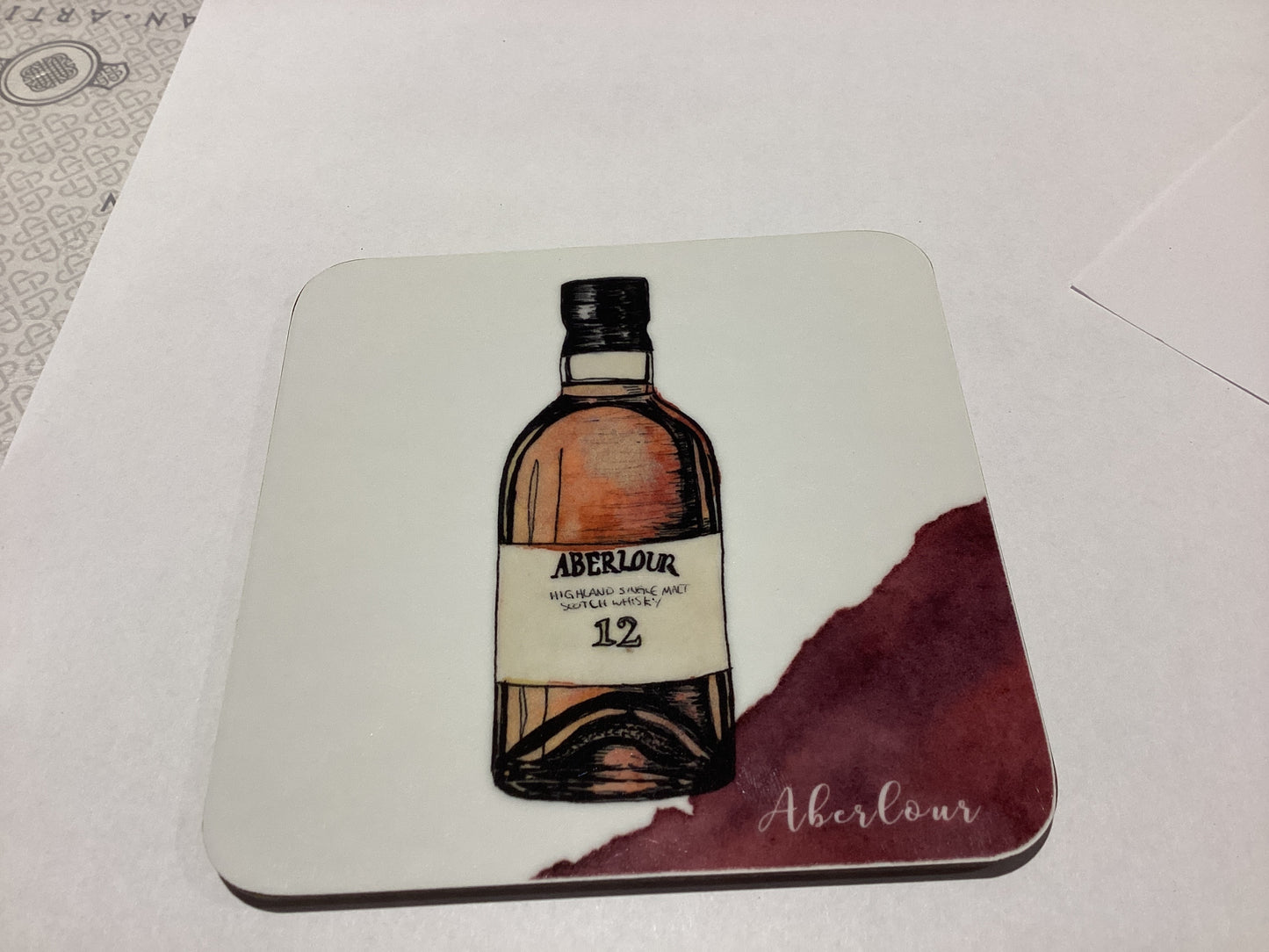 Sarah Leask Studio coaster