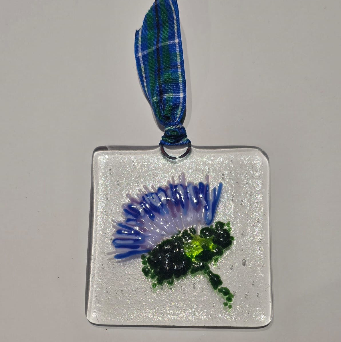 Dragonfly Dichroic Glass Handmade Thistle