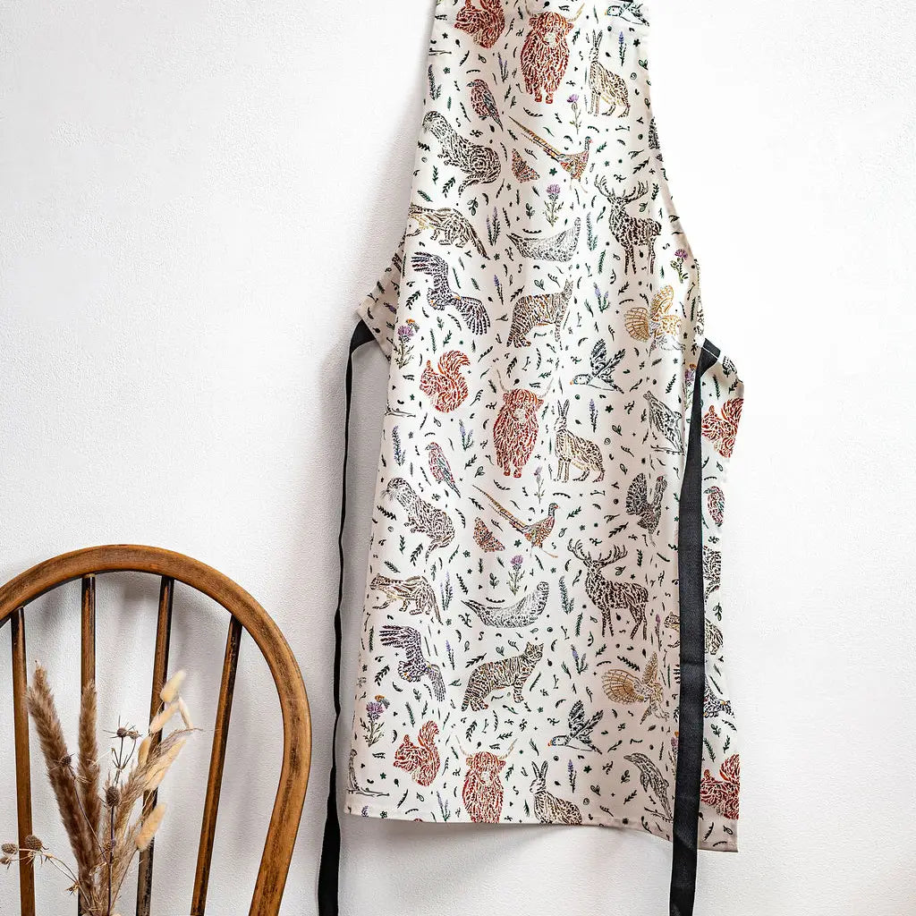 Sarah Leask Scottish Wildlife Apron