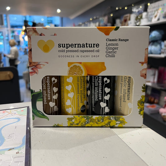 Supernature Cold Pressed Rapeseed Oils Gift Pack