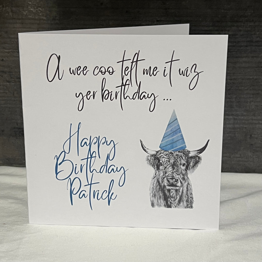 Personalised Greeting Card