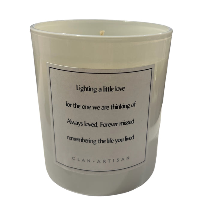 Clan Artisan Remembrance Candle