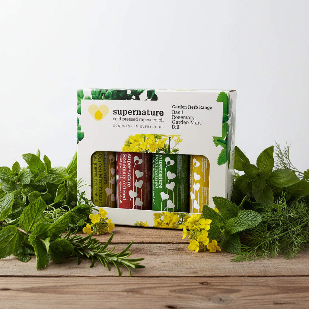 Supernature Cold Pressed Rapeseed Oils Gift Pack