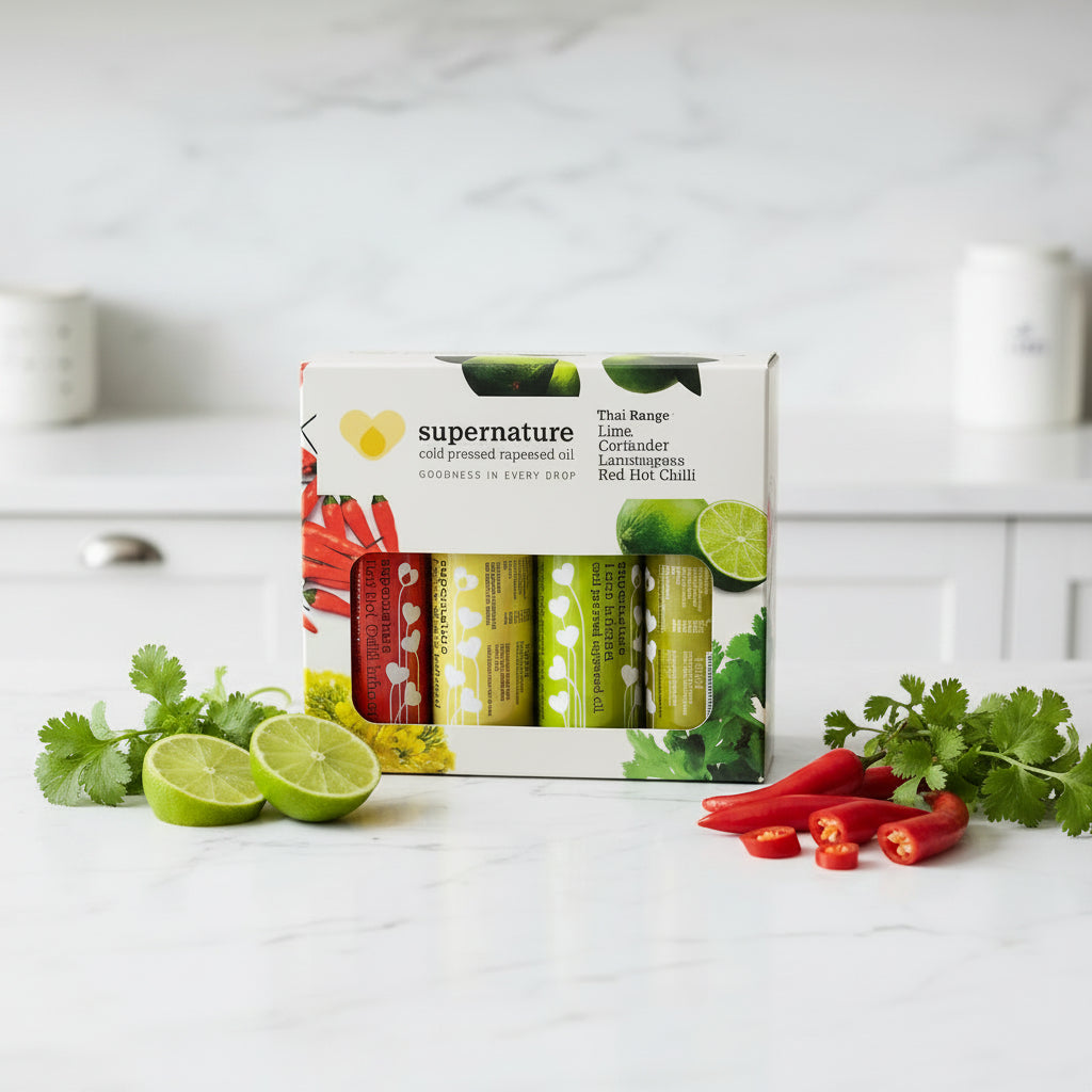 Supernature Cold Pressed Rapeseed Oils Gift Pack