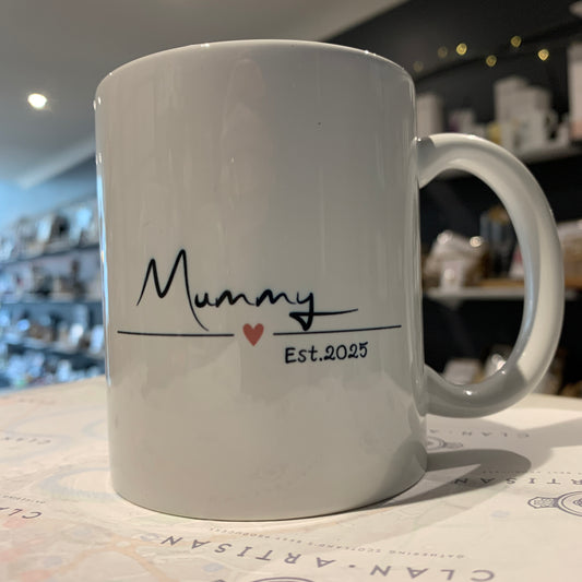 Clan Artisan Designed & Handprinted Ceramic Mugs 10oz Baby Themed 2025