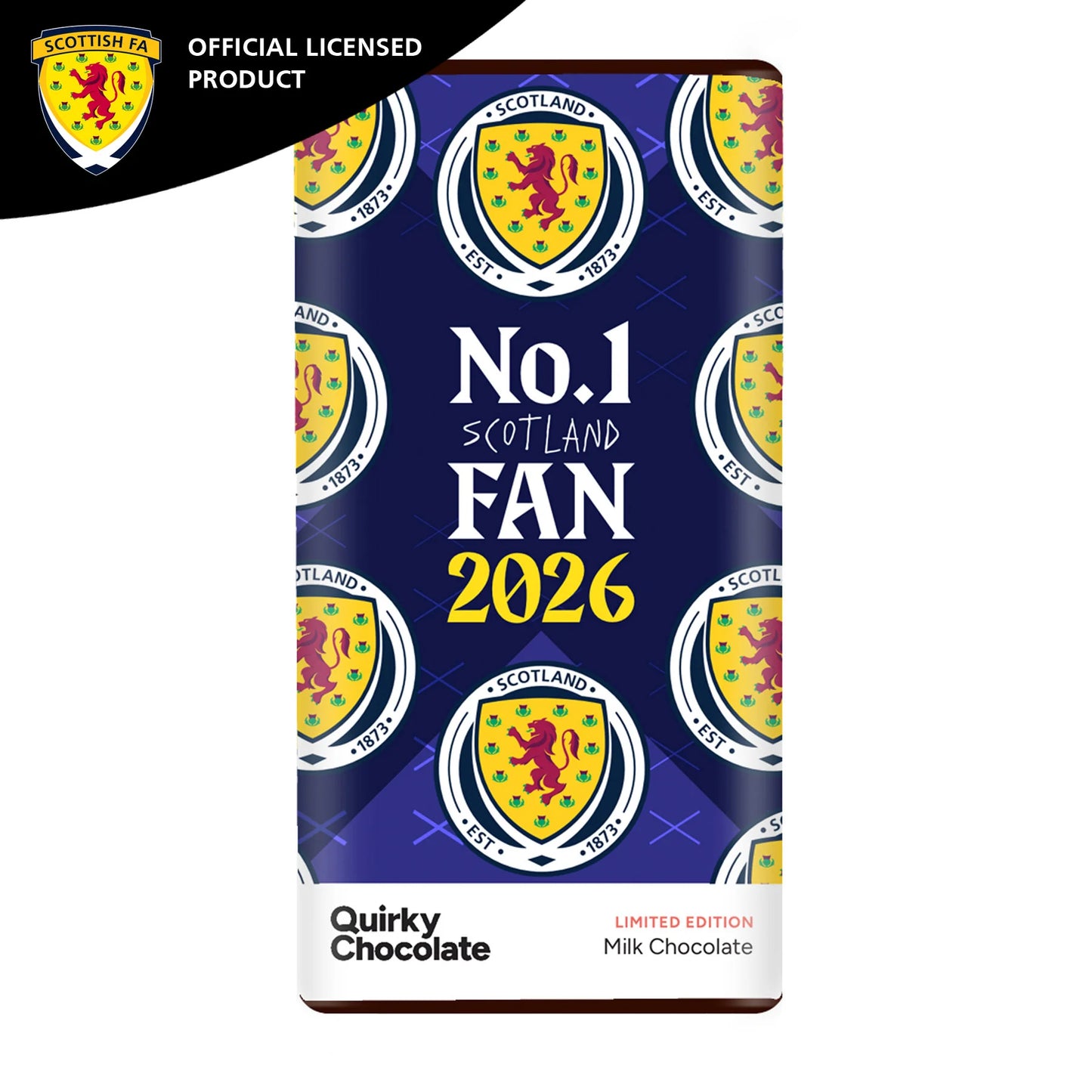 Quirky Chocolate Scotland Football Chocolate