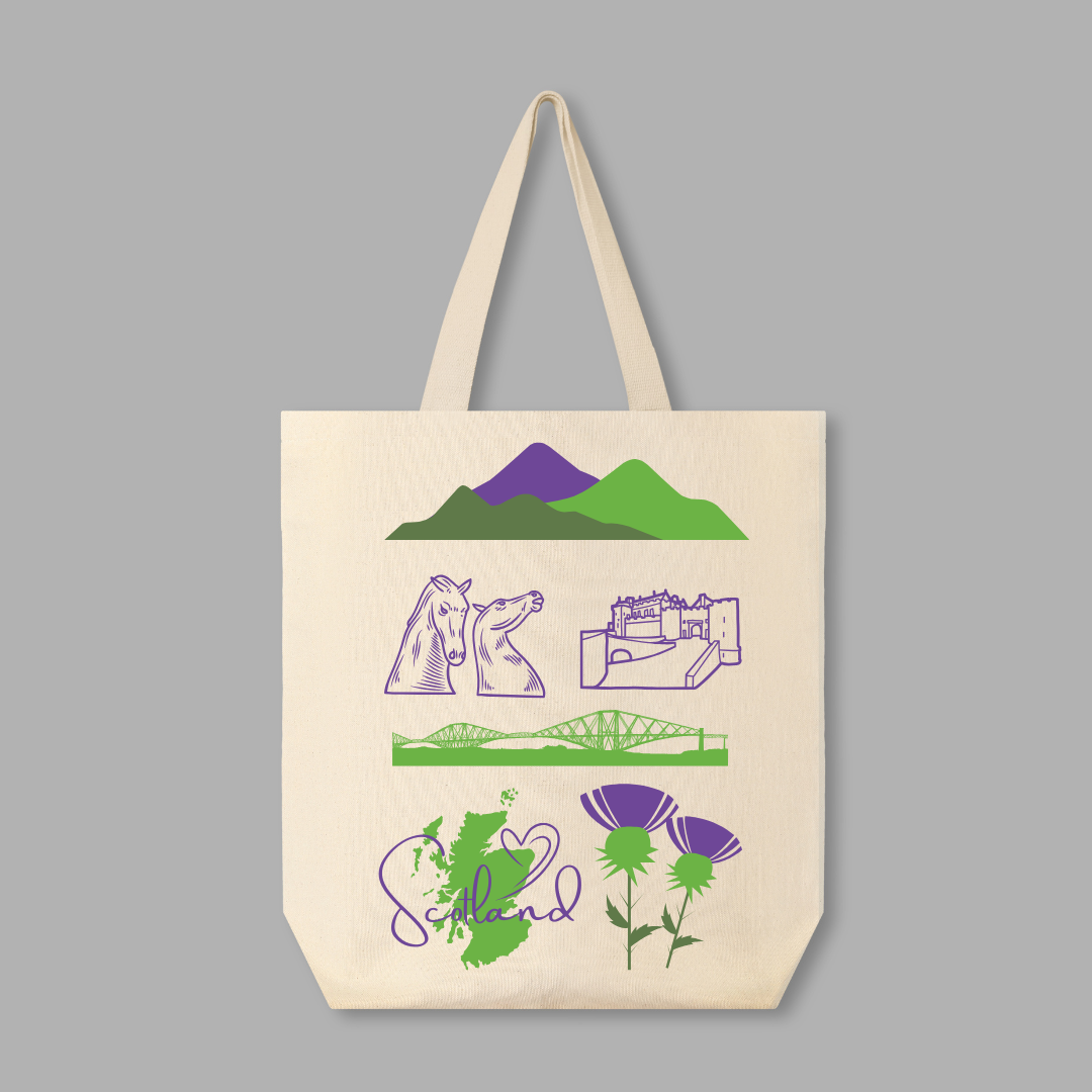 Clan Artisan Scottish Themed Shopper Bags