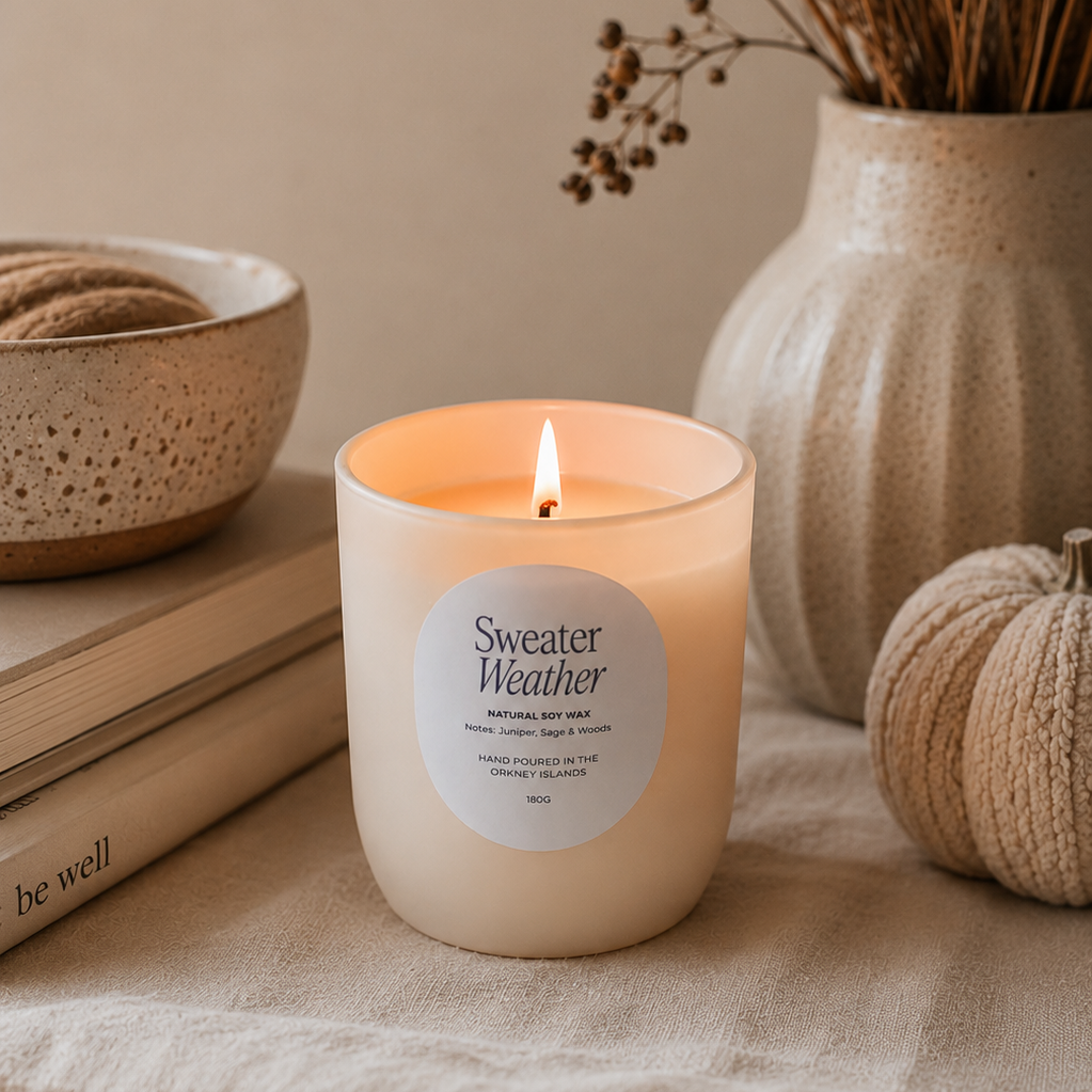 Sweater Weather Autumn Soy Wax Candle