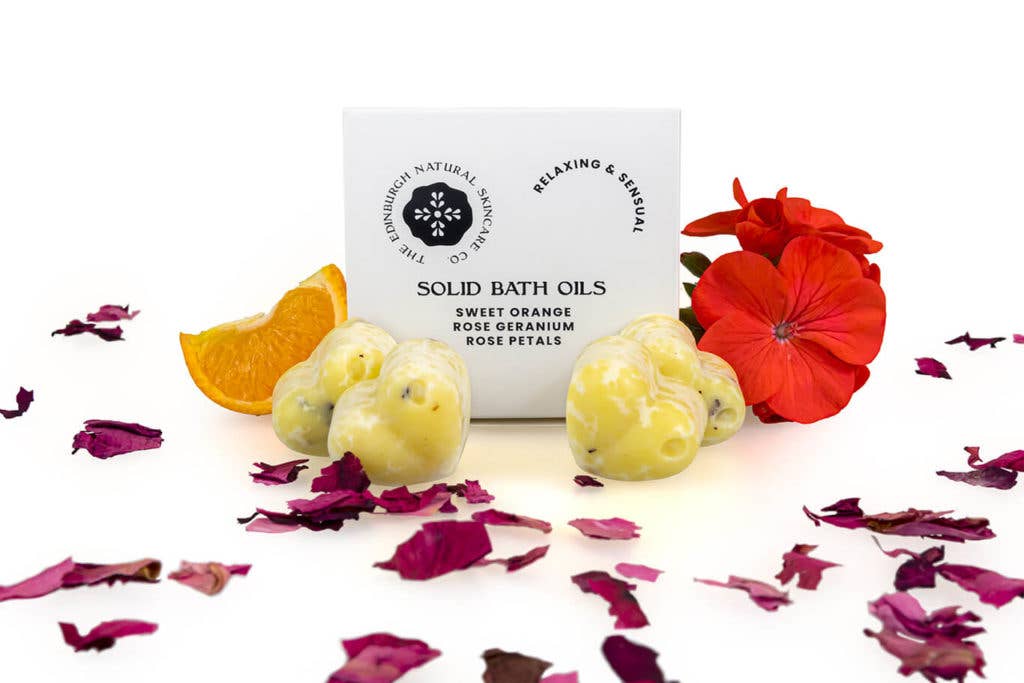 The Edinburgh Skincare Company Orange and Geranium Solid Bath Oils