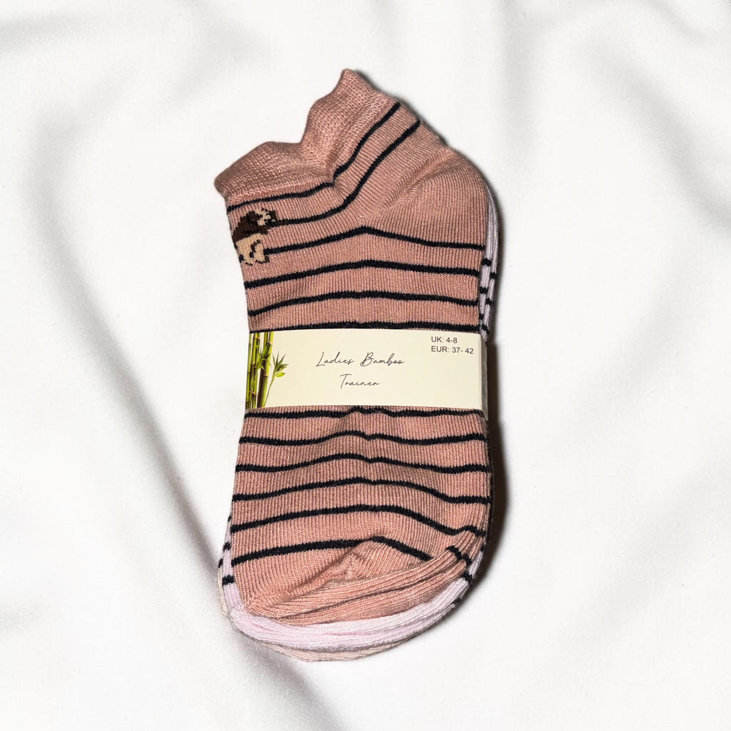 Feathers and Fluff Trainer Socks - 3 Pack