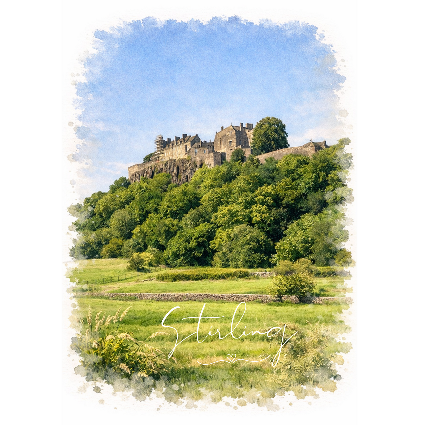 Clan Artisan Watercolour Tea Towels