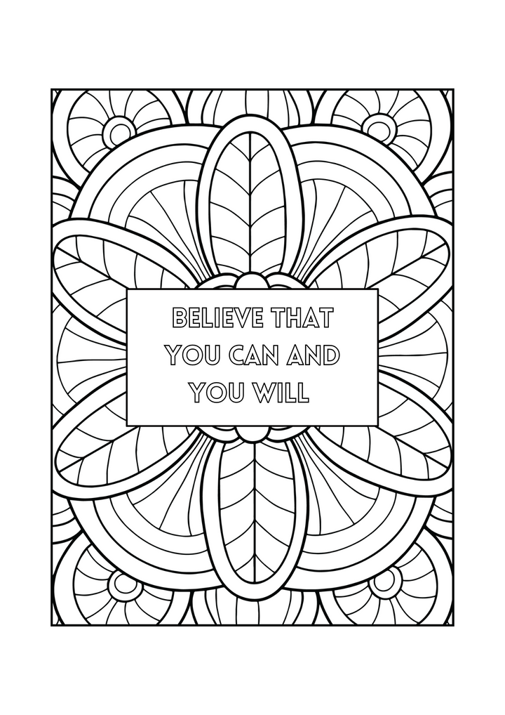 Colour Some Inspiration Into Your Life Colouring Book