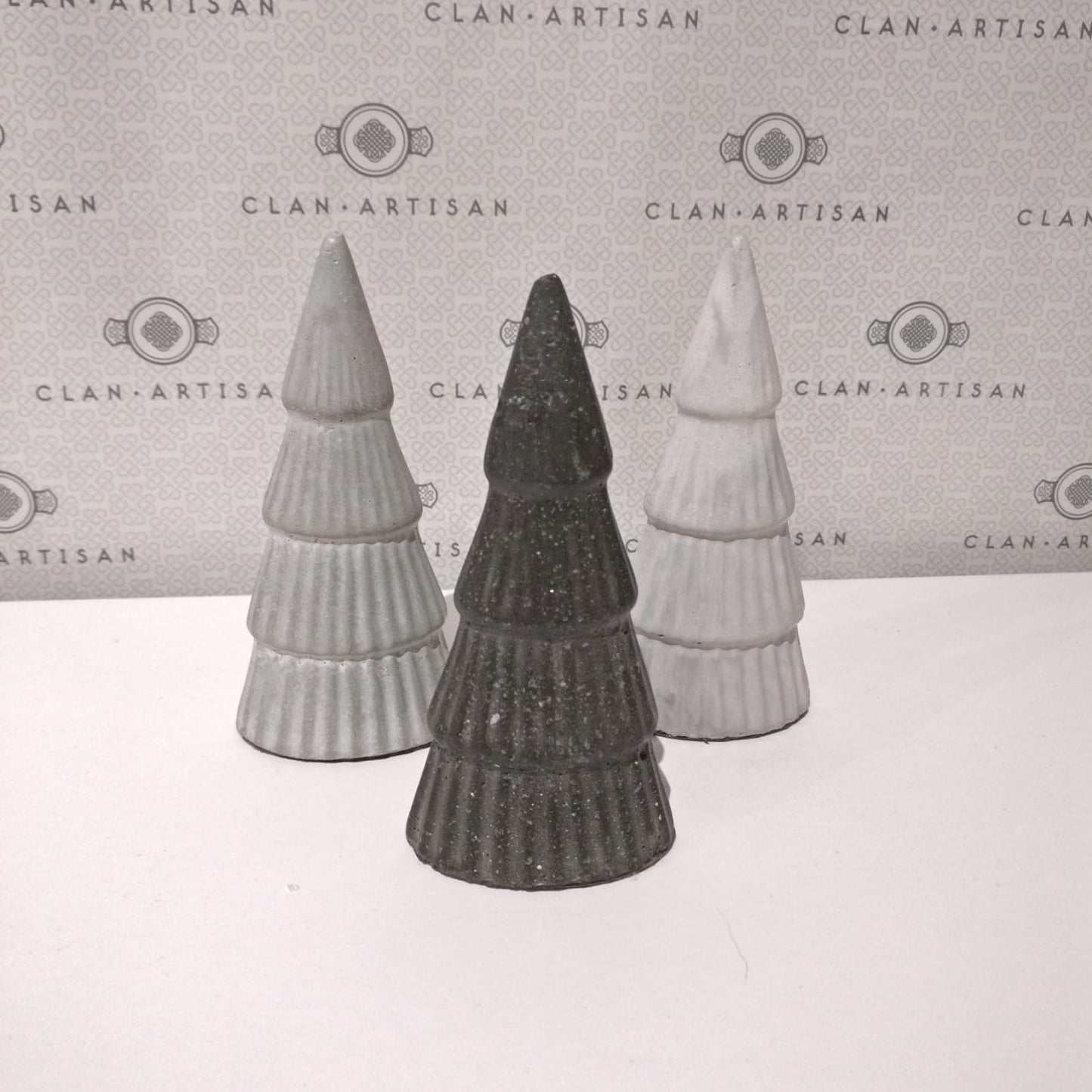 Zoe Scott Designs Handmade Winter Concrete Tree