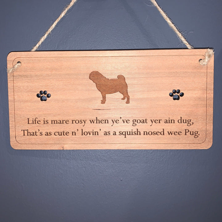 The Right Words Poetic Dog Plaques