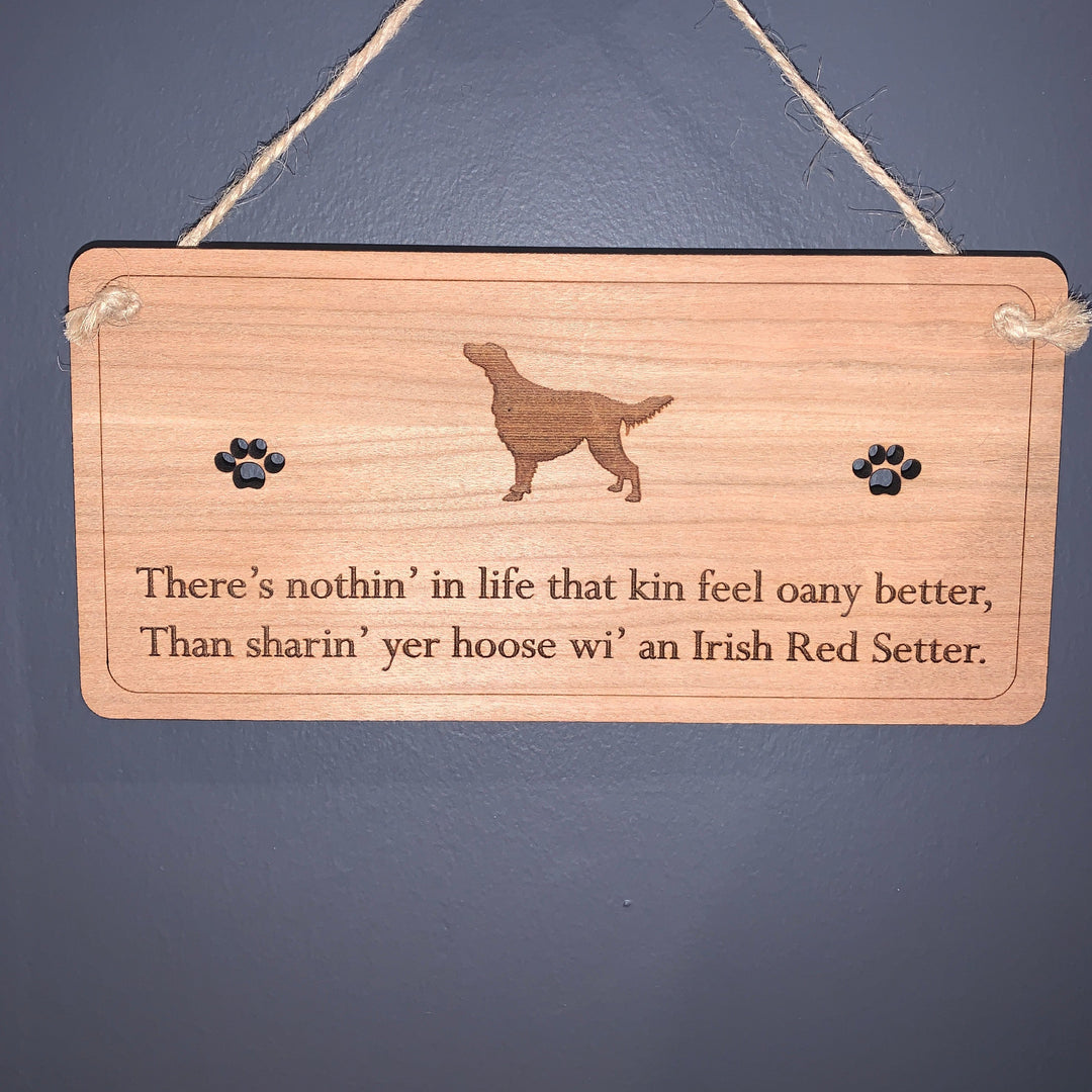 The Right Words Poetic Dog Plaques