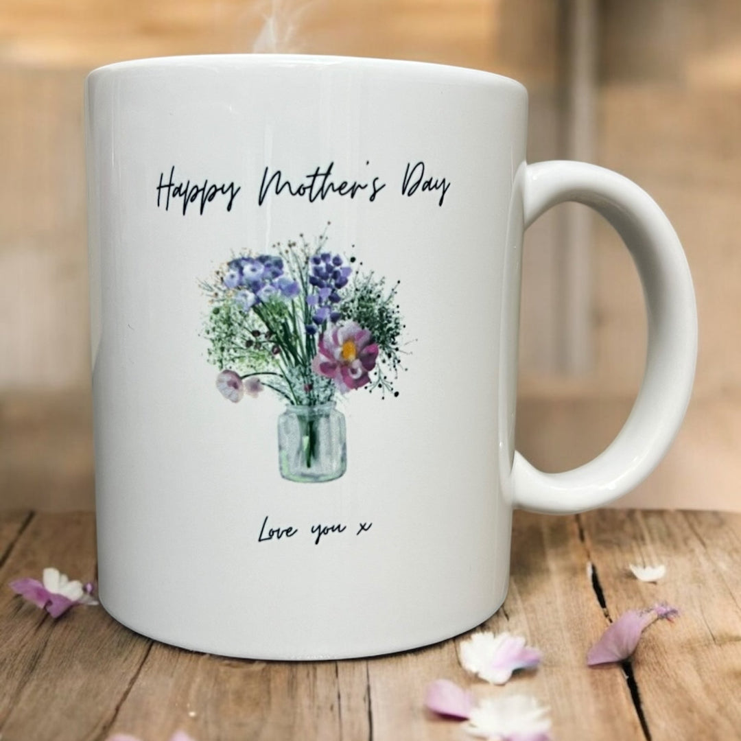 Clan Artisan Designed & Handprinted Ceramic Mugs Mothers Day  10oz 2025