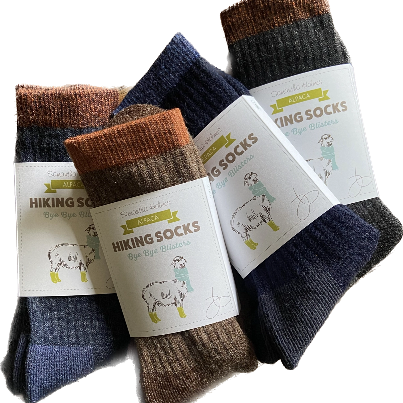 Samantha Holmes Hiking  Alpaca Socks