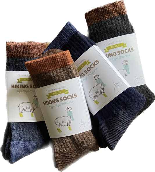 Samantha Holmes Hiking  Alpaca Socks