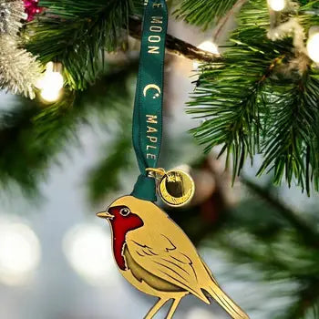 Maple Moon Gifts Christmas Tree Enamel Decorations