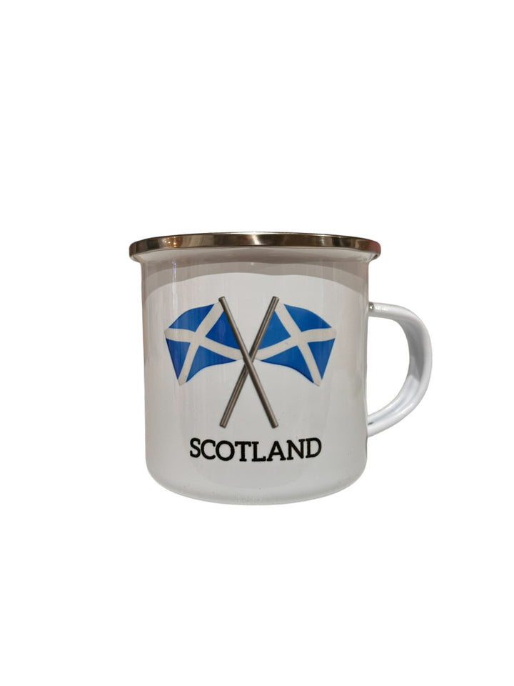 Clan Artisan Designed & Handprinted Enamel (Tin) Mugs