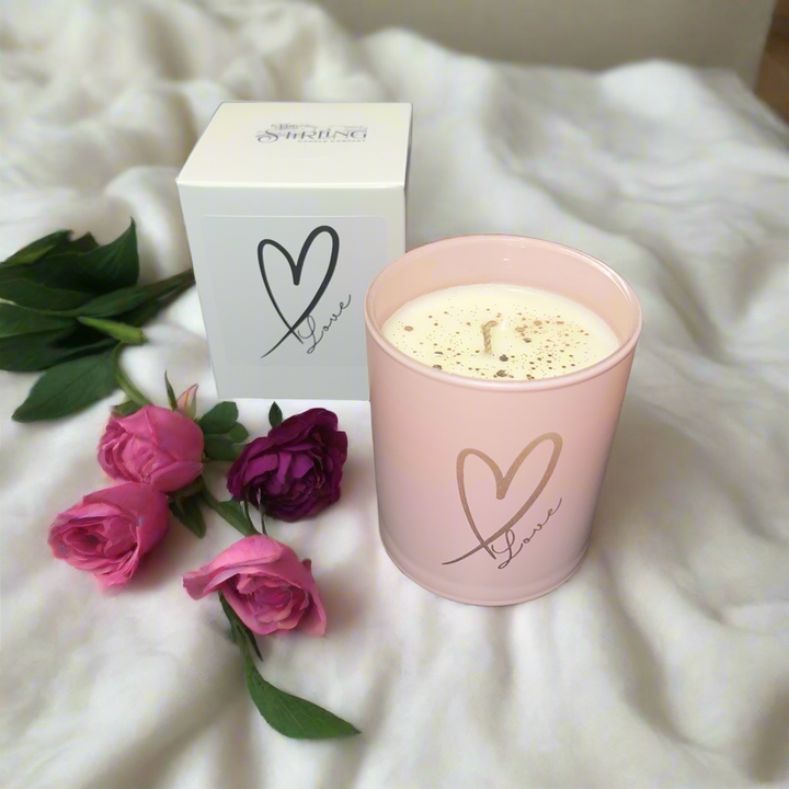 The Stirling Candle Company Love Edition  Glass Candle