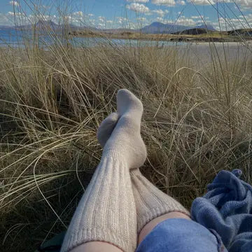 Samantha Holmes Rib Cushion Alpaca Socks