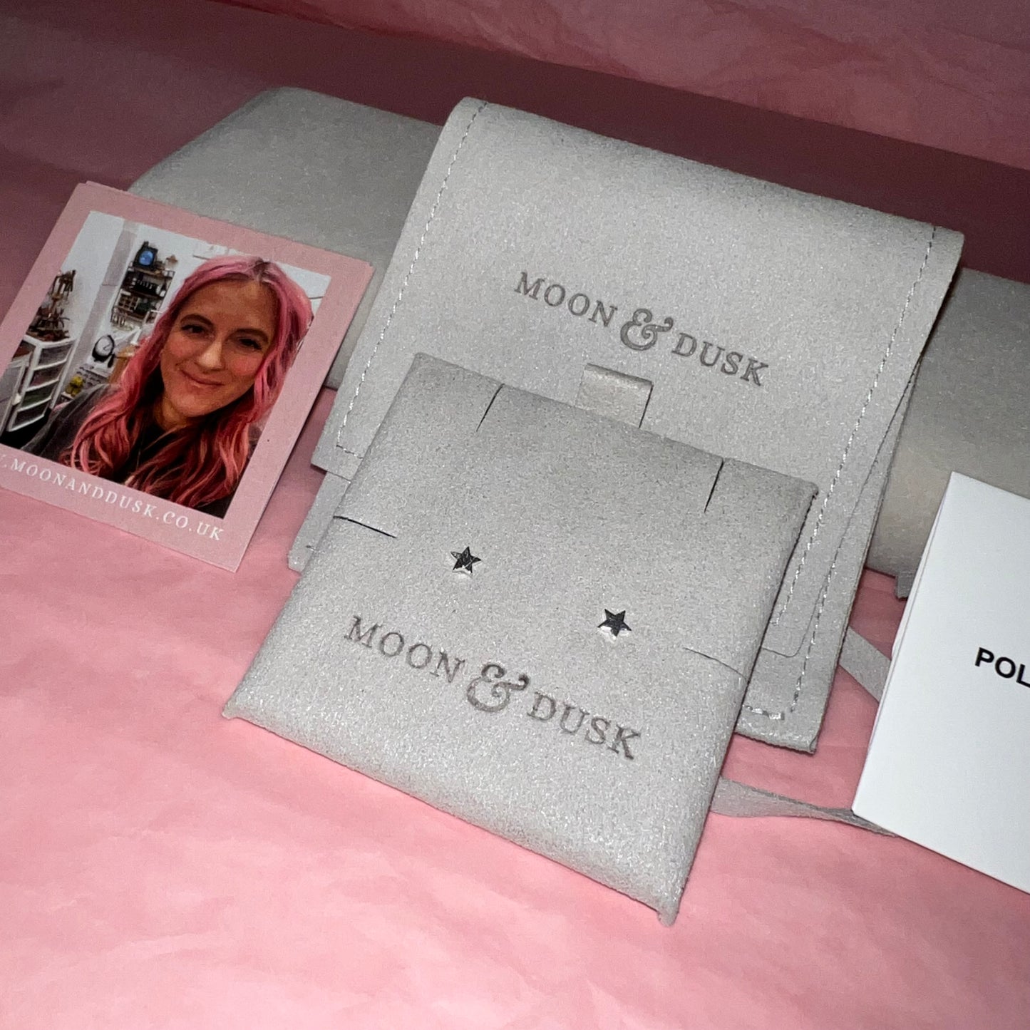 Moon & Dusk  Sterling Silver Earrings