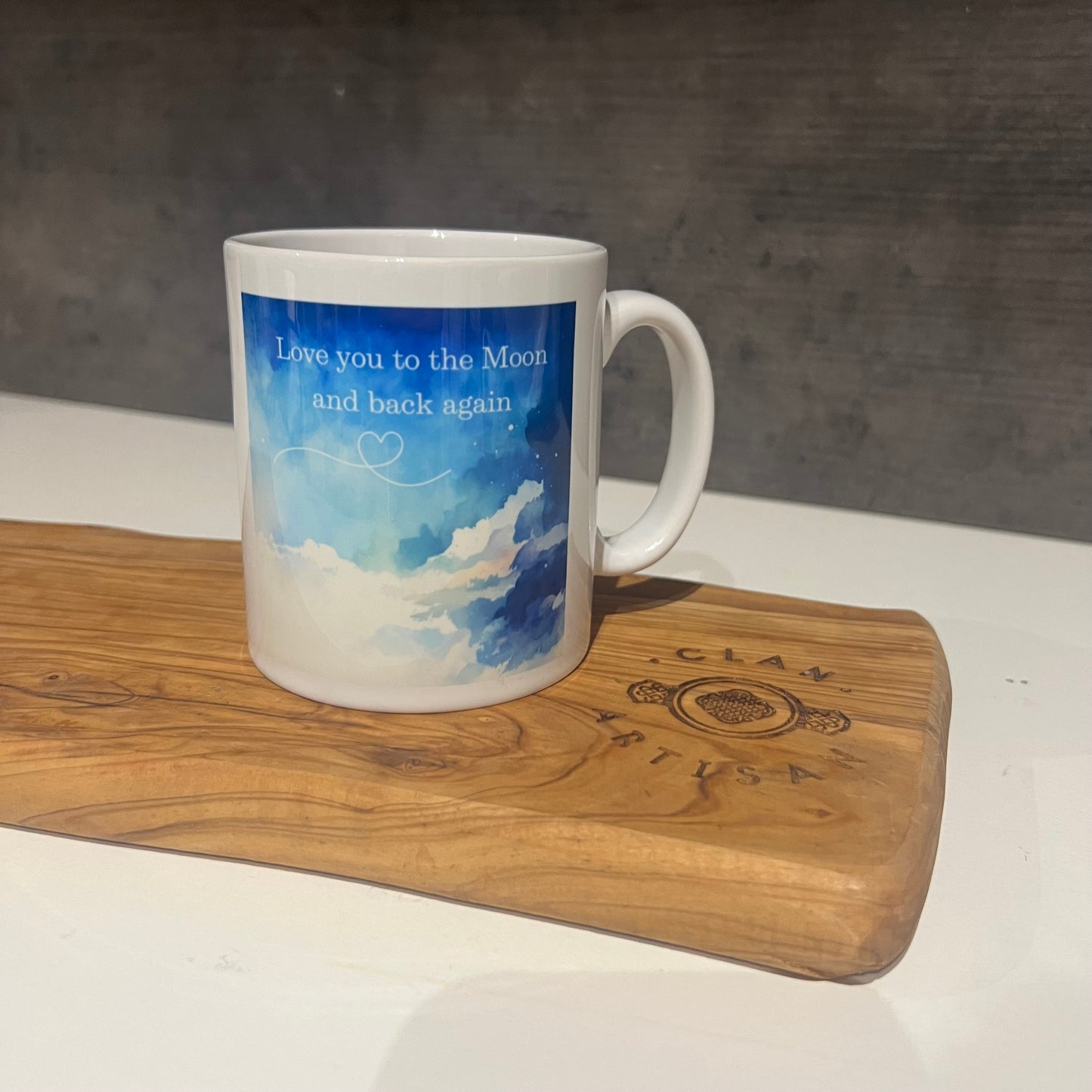 Clan Artisan Designed & Handprinted Inspirational Ceramic Mugs 10oz