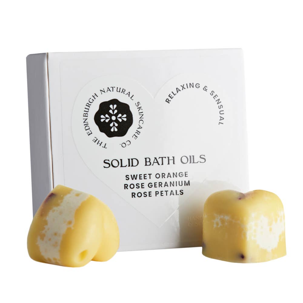 The Edinburgh Skincare Company  Orange and Geranium Solid Bath Oils