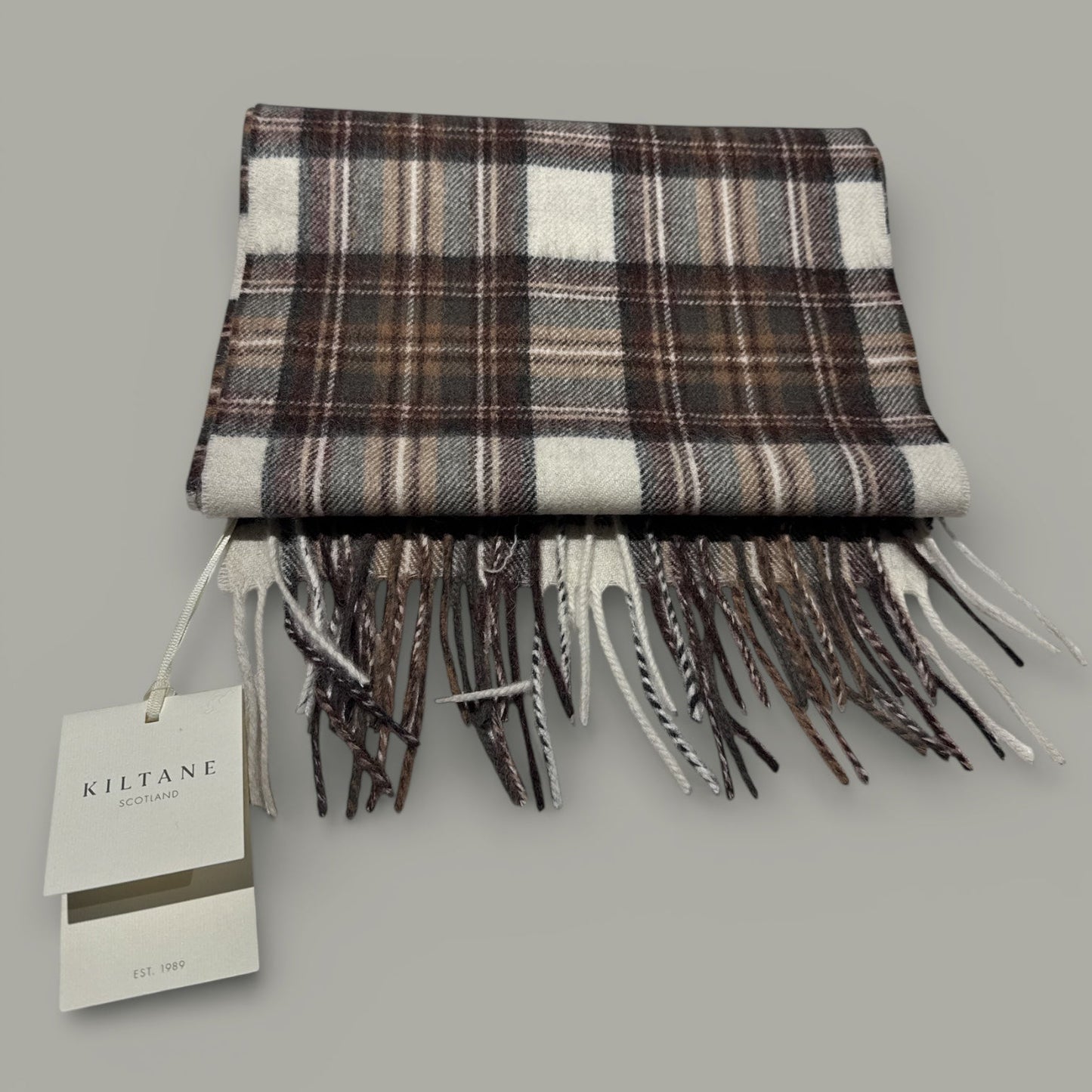 Kiltane 100% Lambswool Tartan Scarf