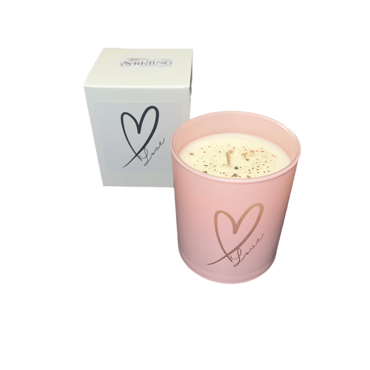 The Stirling Candle Company Love Edition  Glass Candle