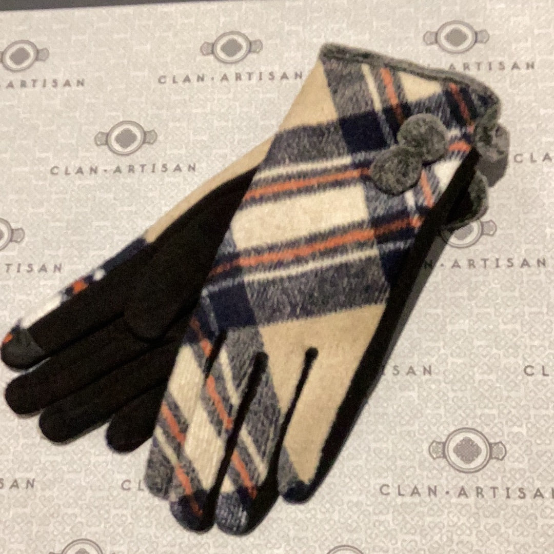 Nathan Giftware Tartan Gloves