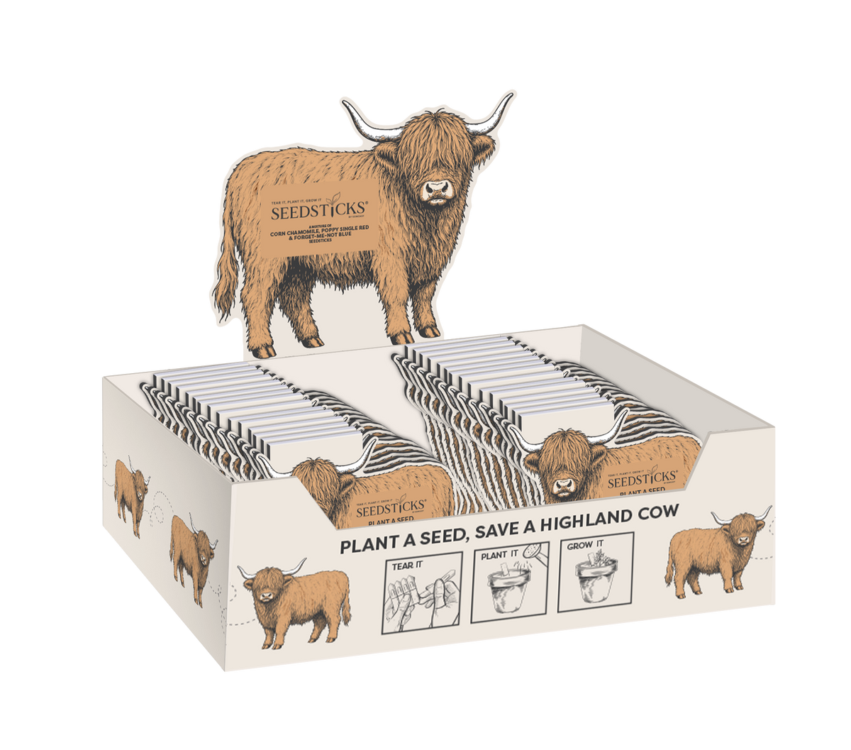 Highland Cow Seedsticks®