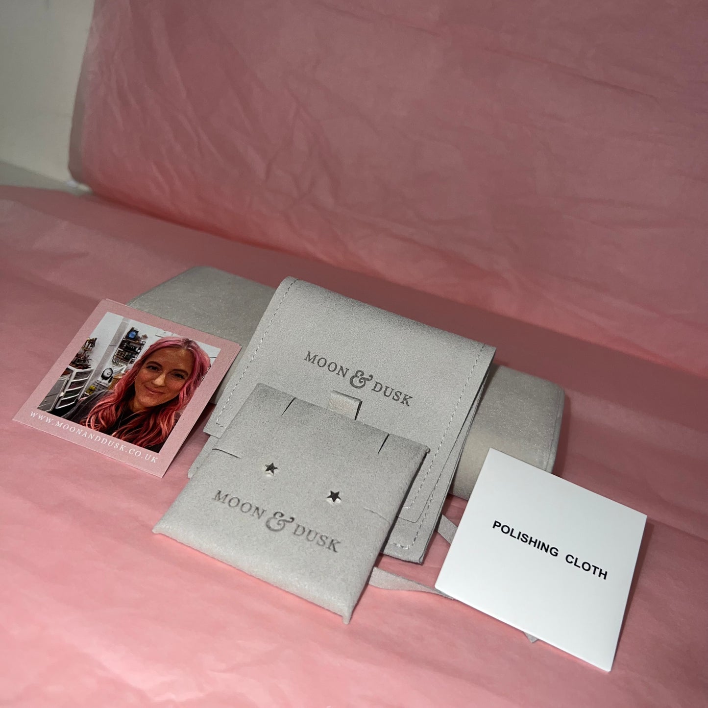 Moon & Dusk  Sterling Silver Earrings