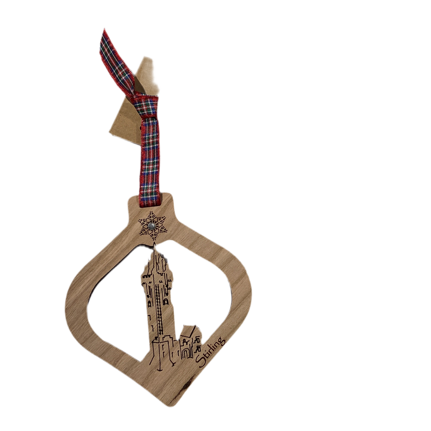 The Damside Wooden Christmas Bauble Decoration