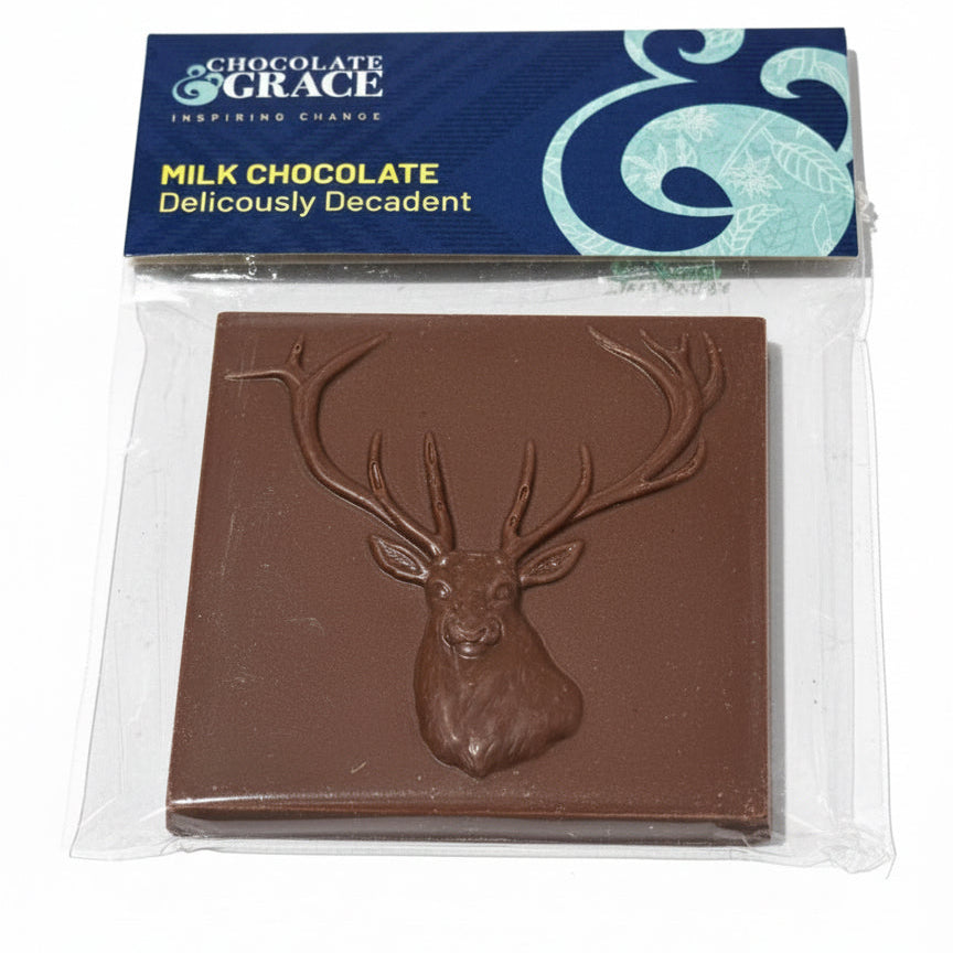 Grace Chocolate Highland Cow, Stag & Thistle Chocolate Bars