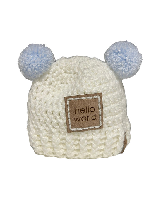 Buttons & Bows Baby Pom Pom Hats