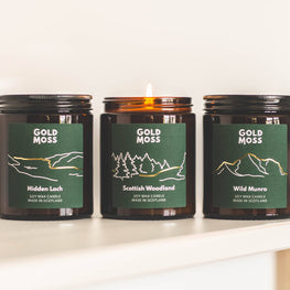 Gold Moss Soy Wax Candles