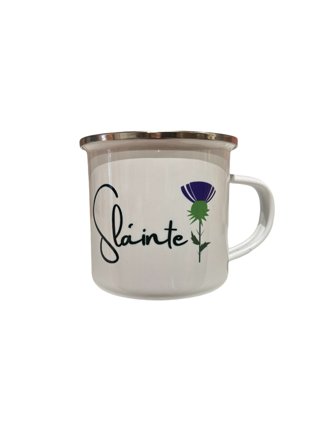 Clan Artisan Designed & Handprinted Enamel (Tin) Mugs