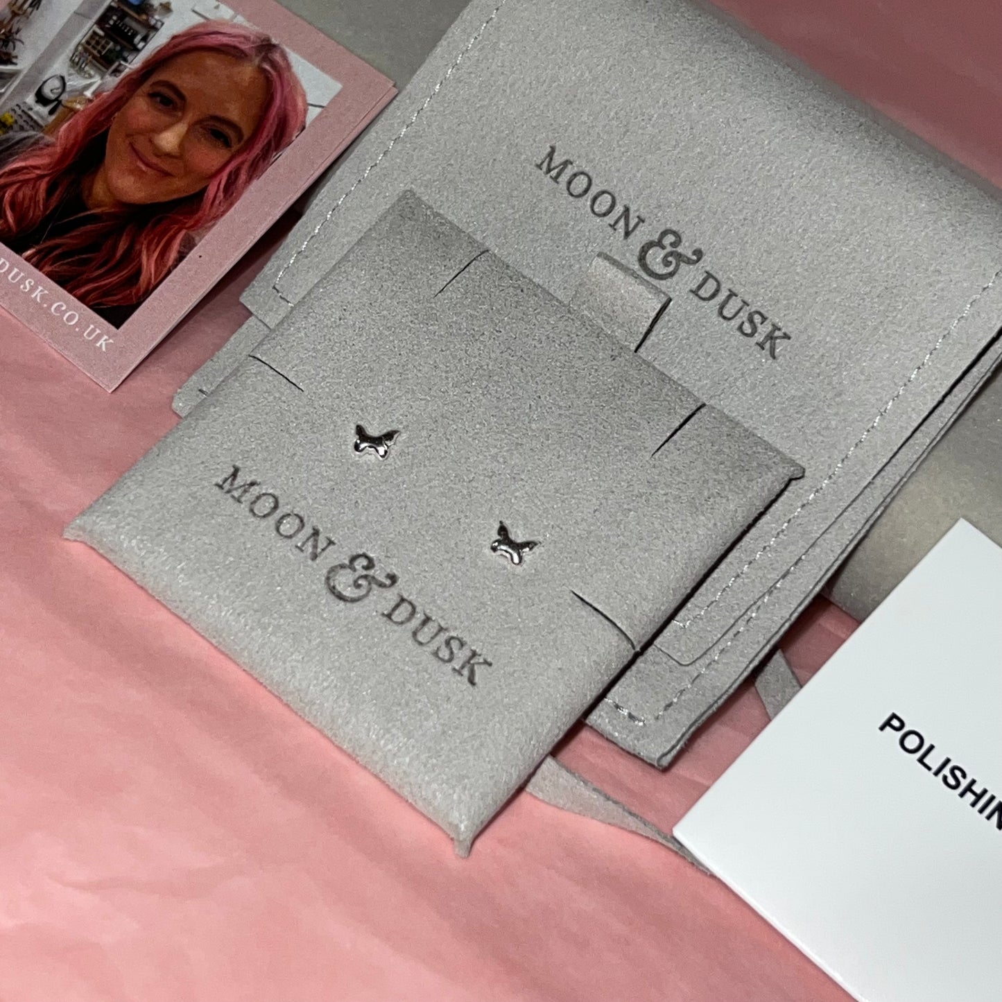 Moon & Dusk  Sterling Silver Earrings