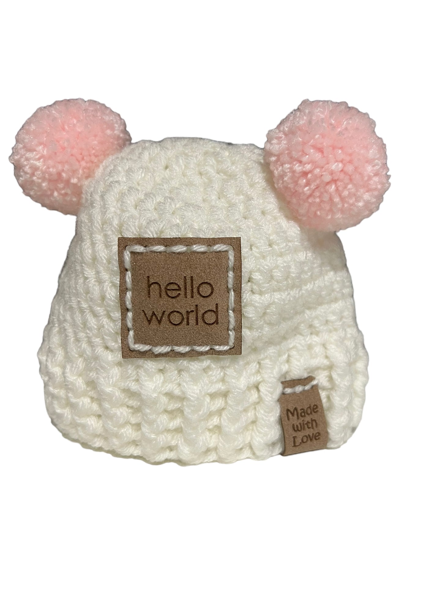 Buttons & Bows Baby Pom Pom Hats