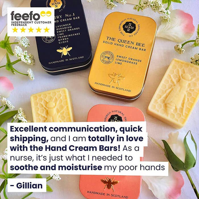 The Queen Bee Solid Hand Cream Bar
