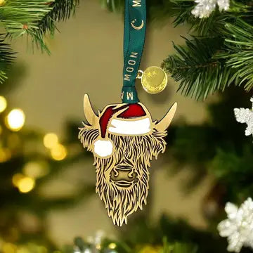 Maple Moon Gifts Christmas Tree Enamel Decorations