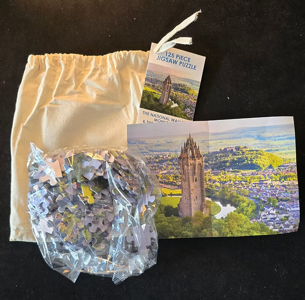 The Kilted Photographer 125 Piece Jigsaw Puzzle Wallace Monument