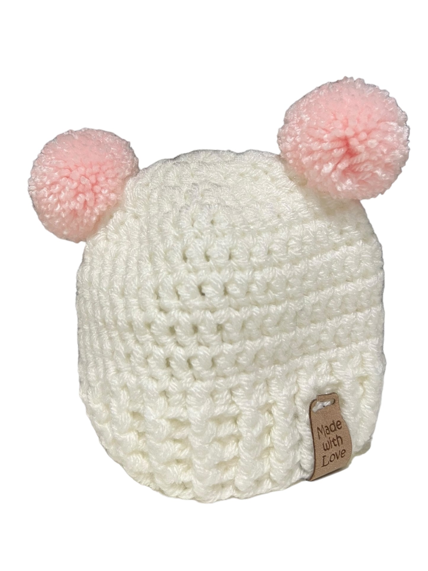 Buttons & Bows Baby Pom Pom Hats
