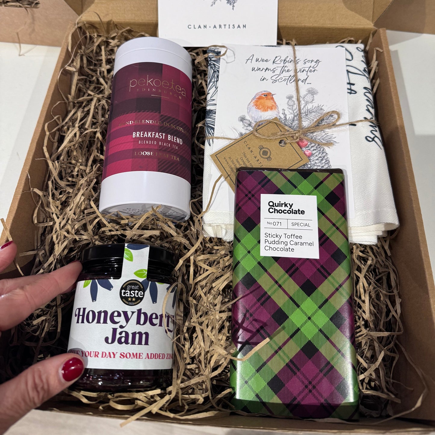 Artisan Tea and Wee Treats Scottish Gift Box
