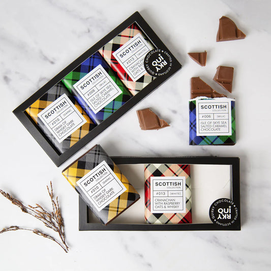 Quirky Chocolate Flavours Of Scotland Mini Bars